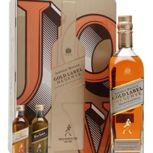 Johnnie Walker Gold Label Reserve
18 Year Old and Blue Label Miniatures Gift Set