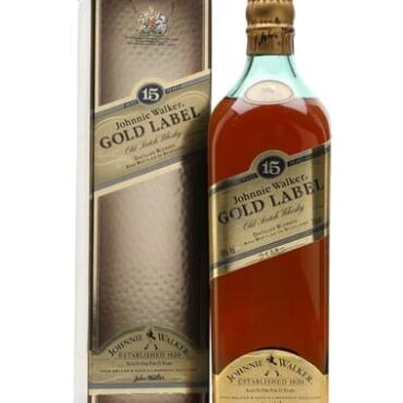 Johnnie Walker 15 Year Old
Gold Label Bot.1990s