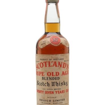 Scotland's Ripe Old Age 27 Year Old
Bot.1950s