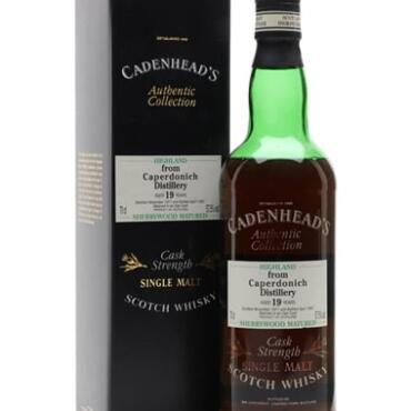 Caperdonich 1977
19 Year Old Sherry Cask Cadenhead's - 19 Year Old Sherry Cask Cadenhead's