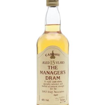 Cardhu 15 Year Old
Manager's Dram - Manager's Dram