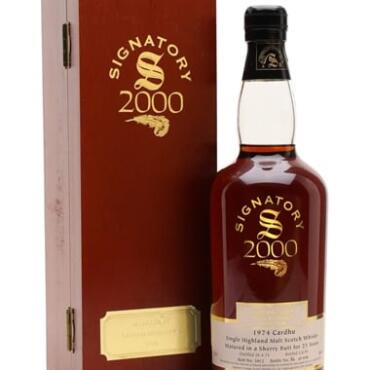 Cardhu 1974
25 year Old Sherry Cask Signatory - 25 year Old Sherry Cask Signatory