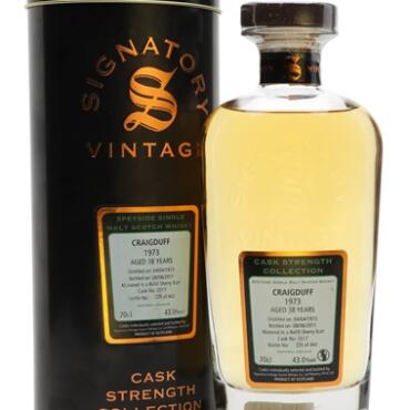 Craigduff 1973
38 Year Old Sherry Cask #2517 Signatory - 38 Year Old Sherry Cask #2517 Signatory