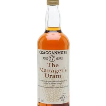 Cragganmore 17 Year Old
Manager's Dram - Manager's Dram