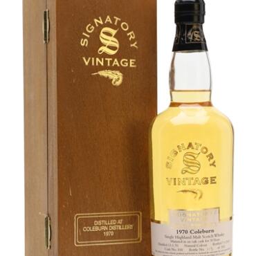 Coleburn 1970
30 Year Old Signatory - 30 Year Old Signatory