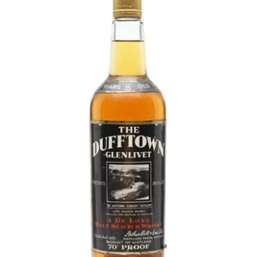 Dufftown-Glenlivet 8 Year Old
Black Label Bot.1970s - Black Label Bot.1970s