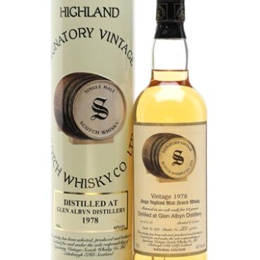 Glen Albyn 1978
Signatory Bot.2001 Cask #696 - Signatory Bot.2001 Cask #696