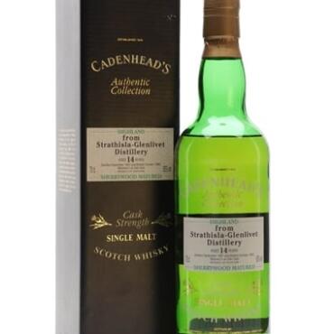 Strathisla-Glenlivet 1981
14 Year Old Authentic Collection Cadenhead's - 14 Year Old Authentic Collection Cadenhead's