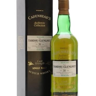 Tamdhu-Glenlivet 1963
30 Year Old Authentic Collection Cadenhead's - 30 Year Old Authentic Collection Cadenhead's